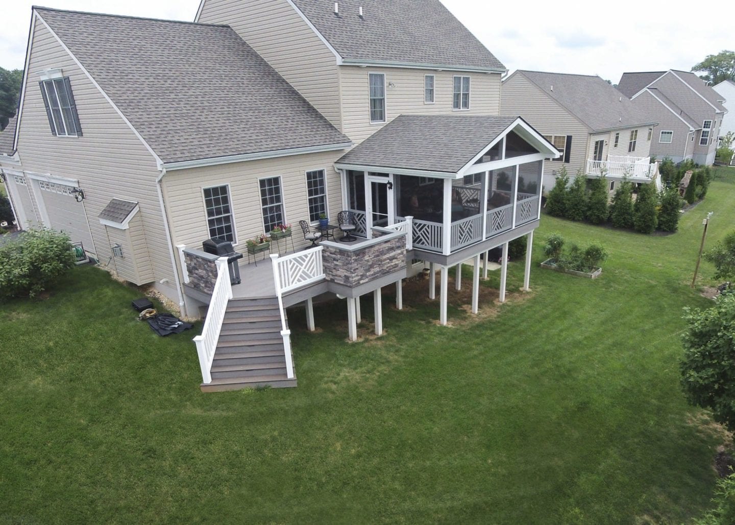 Custom TimberTech Deck Porch Mount Joy PA