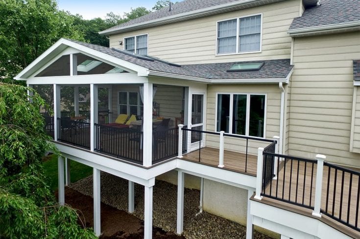 Custom TimberTech Deck/Porch, Phoenixville PA
