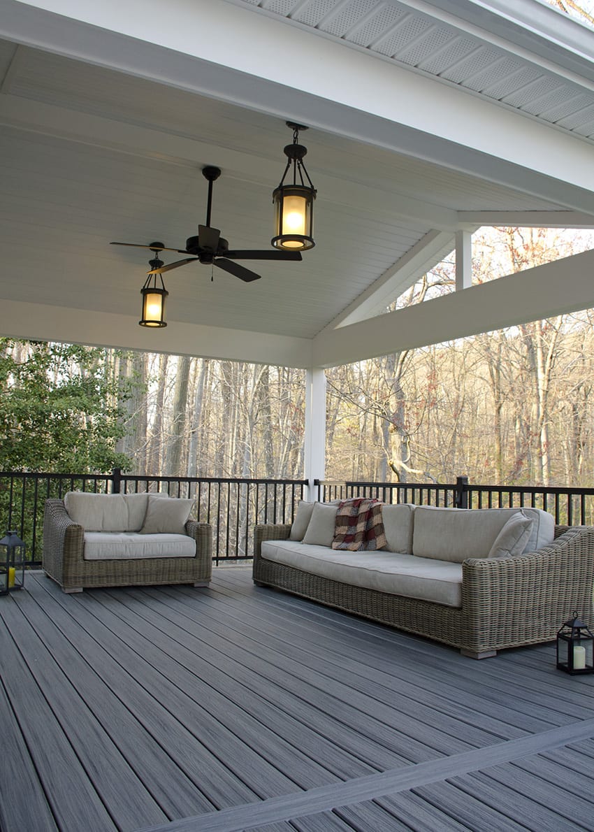 trex deck porch covered decks patio outdoor backyard decking composite roof wood malvern pa porches patios pergola homes lighting screened