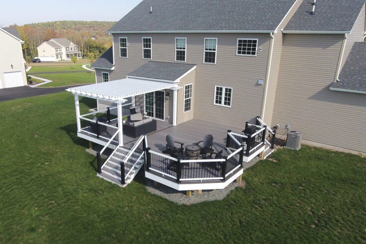 Custom TimberTech Deck/Pergola, Schwenksville PA