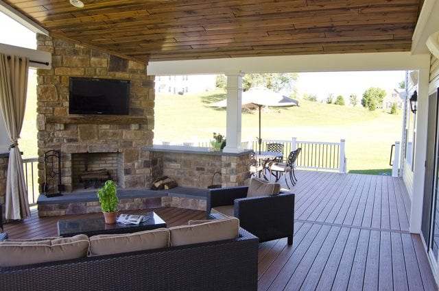 Custom Trex Deck/Porch, Downingtown PA | 804 Sq Ft | Keystone Custom Decks