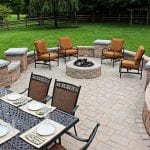 patio with hardscaping