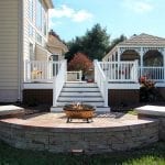 Fultz - custom Trex deck and patio area