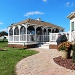 Fultz - custom gazebo and techo bloc walk