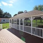 Fultz - custom vinyl gazebo and trex decking