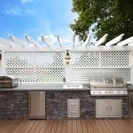 Parham Timbertech Grill area with lighting
