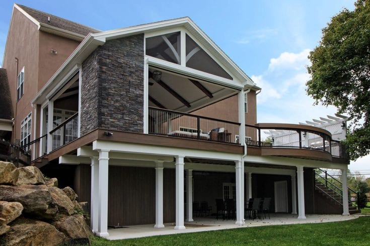 Custom TimberTech Deck/Porch – Glenmoore, PA