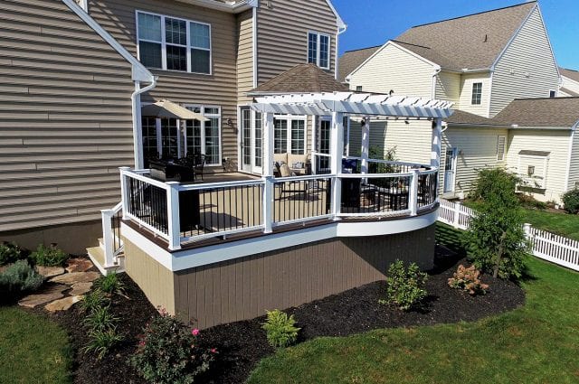 Custom Trex Deck / Pergola - Lancaster, PA | 545 Sq Ft | Keystone ...