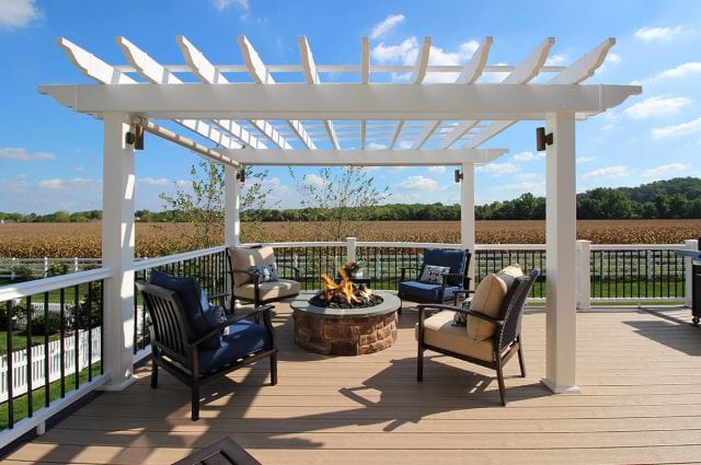 Custom Trex Deck / Pergola - Lancaster, PA | 545 Sq Ft | Keystone ...