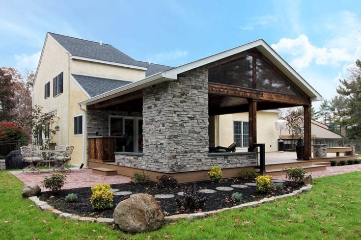 Custom TimberTech Deck / Barnwood Porch – Blue Bell, PA