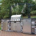 Shaak - outdoor kitchen with lighting