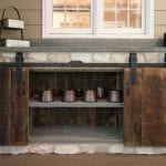 Mattice - TimberTech Porch with slate shelves