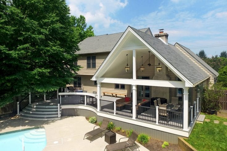 Custom Trex Deck / Open Porch – Malvern, PA