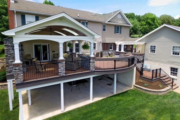Custom Azek Deck / Barreled Porch – New Holland, PA