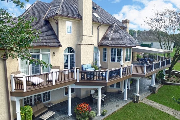 Custom Deck with Under Deck Oasis – Wilmington, DE