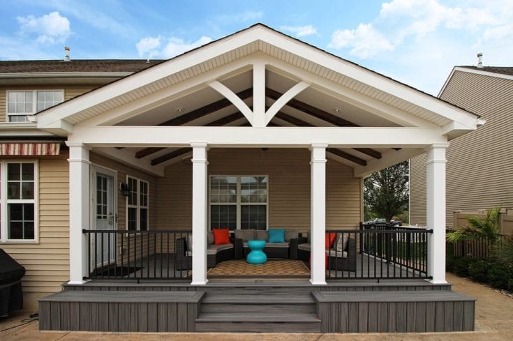 Custom Trex Deck / Porch – Gilbertsville, PA