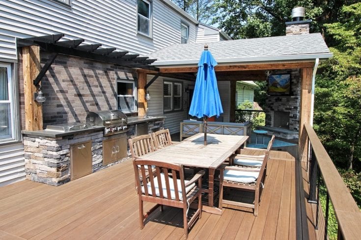 TimberTech Deck / Porch / Outdoor Kitchen – Rose Valley, PA