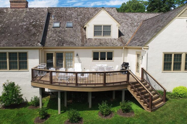 Custom Curved TimberTech Deck – Malvern, PA