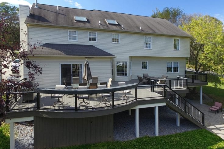 Custom Silver Maple TimberTech Deck – West Chester, PA