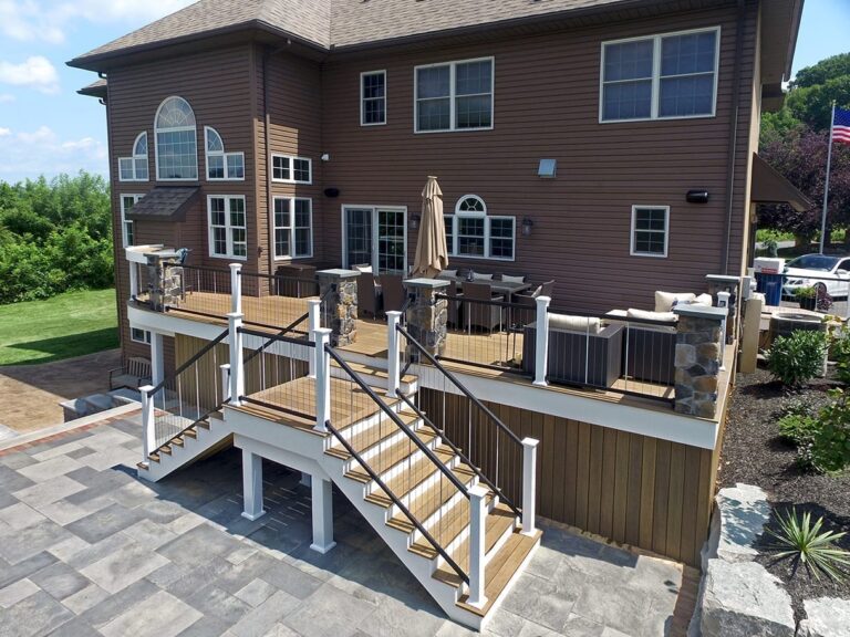 Custom Tigerwood TimberTech Deck Leesport, PA