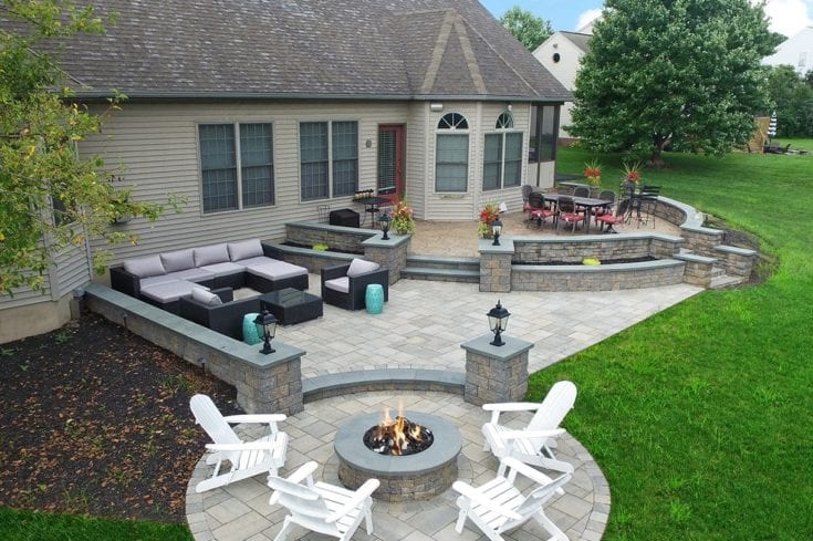 Custom Techo-Bloc Patio – Lancaster, PA