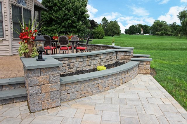 Custom Techo-Bloc Patio - Lancaster, PA | 535 Sq Ft | Keystone Custom Decks