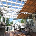 Zeiger - timbertech sepele deck with shade pergola