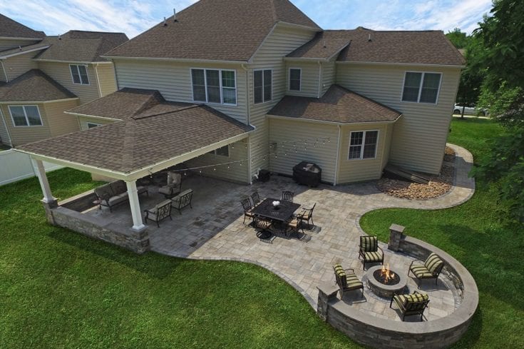 Custom Heritage Porch / Techo-Bloc Patio – Wales, PA
