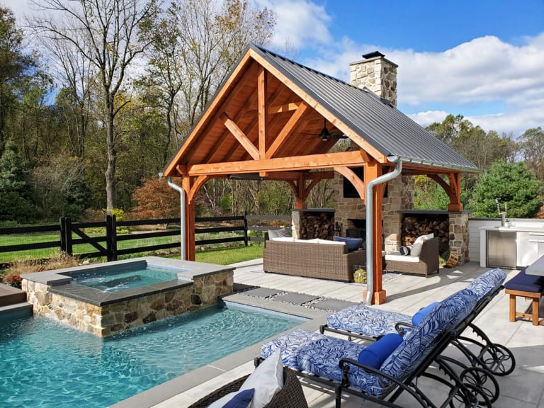 Patio & Pavilion | Chester Springs | Keystone Custom Decks