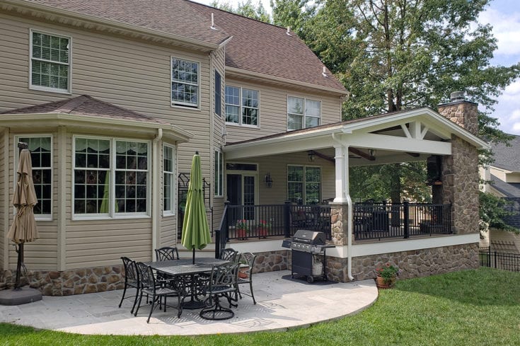 TimberTech Deck / Barnwood Porch / Patio – Lansdale, PA