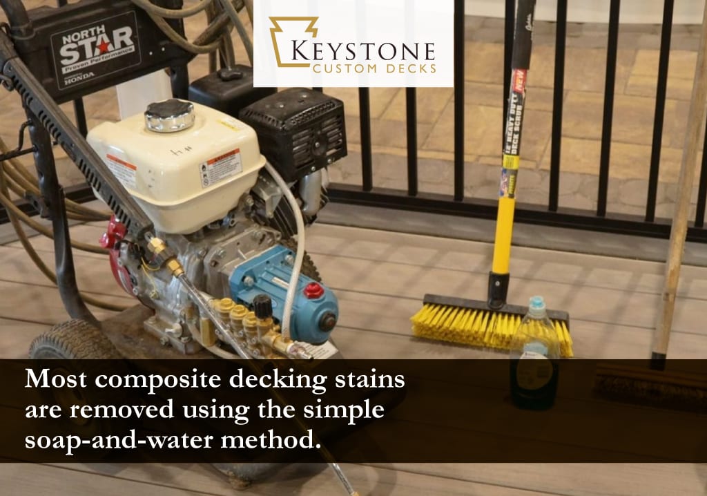 most composite decking stains