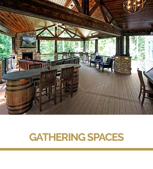 Outdoor gathering space