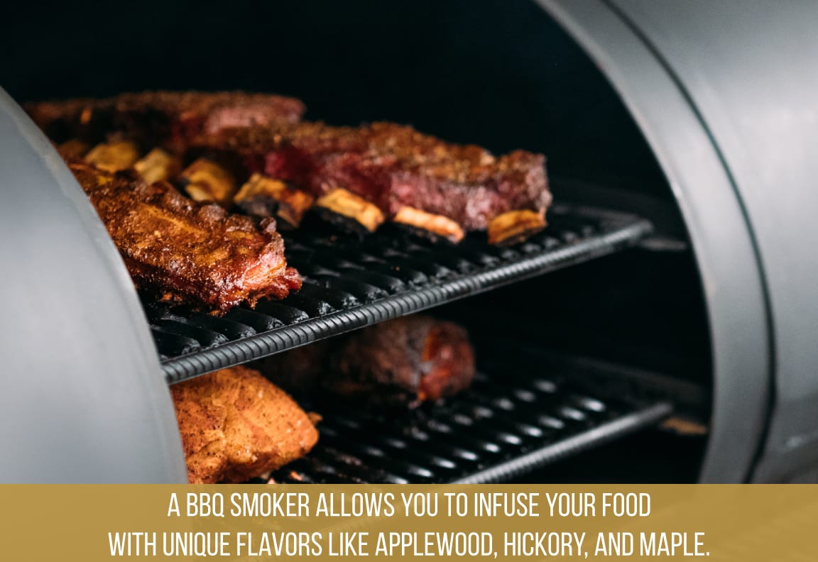 a bbq smoker allows you to infuse your food with unique tastes