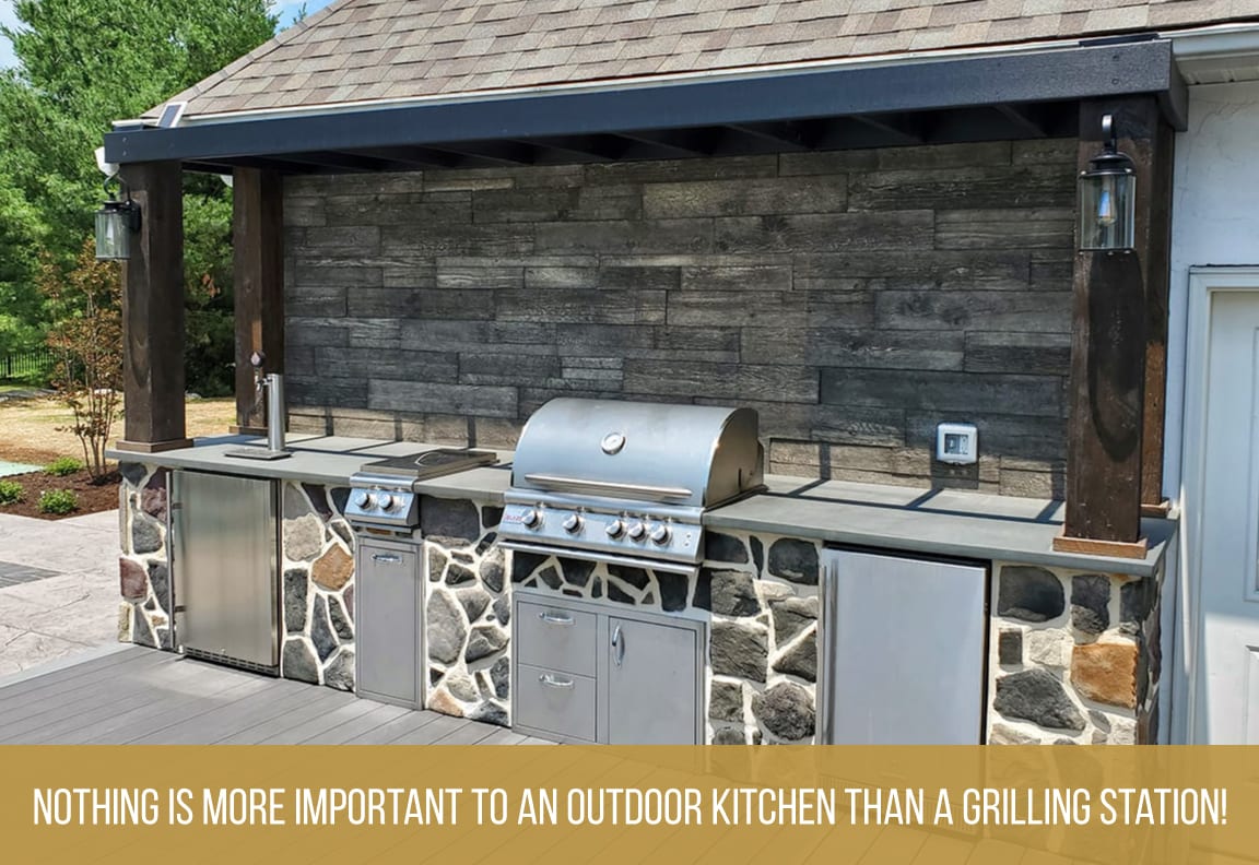 grilling stations are the most important part of outdoor kitchens
