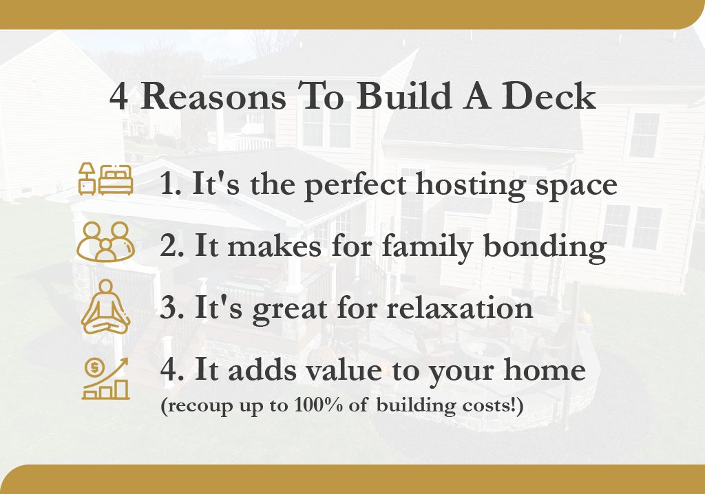 Reasons to build a deck