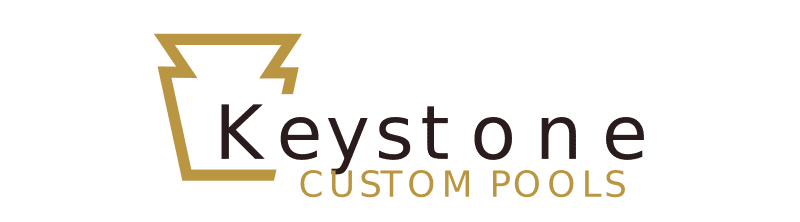 Keystone Custom Pools - color logo