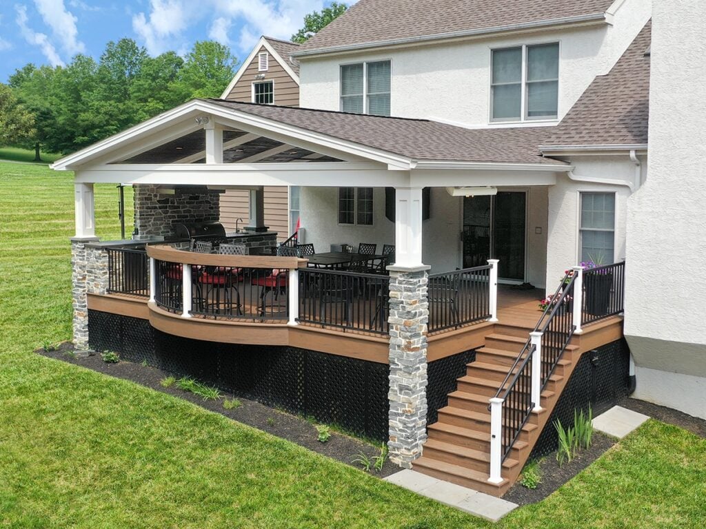 Modern Porch/Deck - Downingtown PA | Keystone Outdoor Living