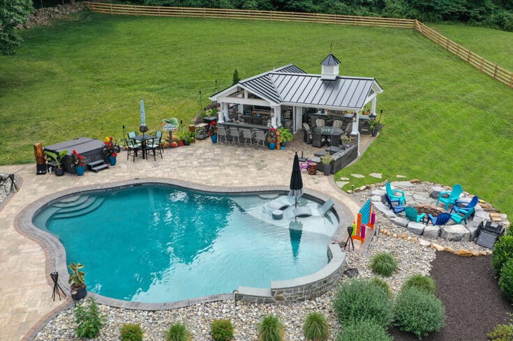 Standing Seam Pool House / Outdoor Kitchen – Wernersville, PA