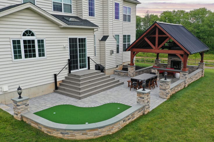 Standing Seam Pavilion / Golf Green Patio – Furlong, PA