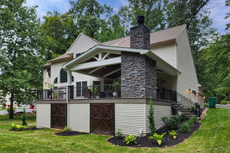 Modern Farm House Porch / Underdeck Storage – Palmyra, PA