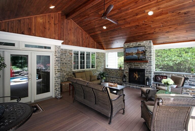News-timbertech-pecan-deck-and-porch-with-pinewood-ceiling