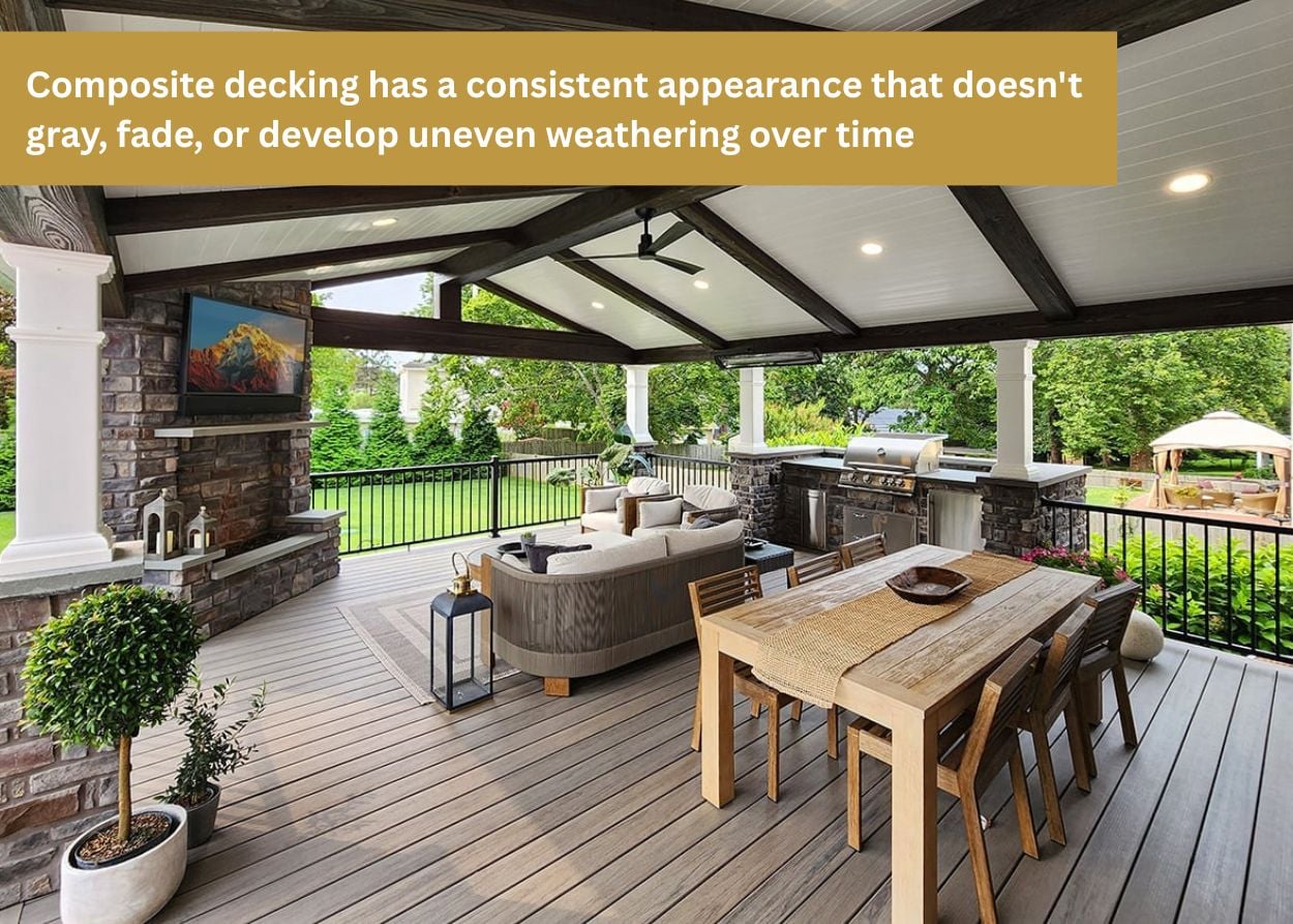 Composite Decking Does Not Fade