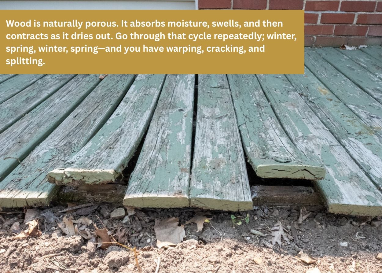 Composite vs. Wood Decking in Pennsylvania