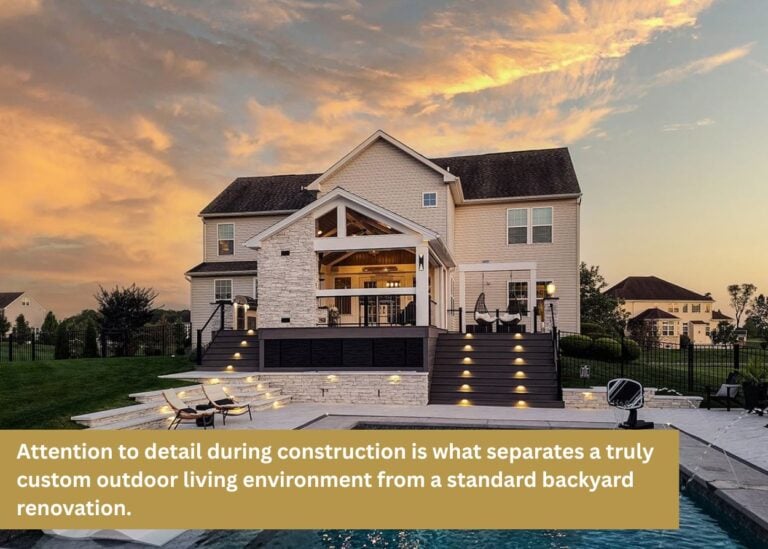 Phases of a High-End Outdoor Living Project