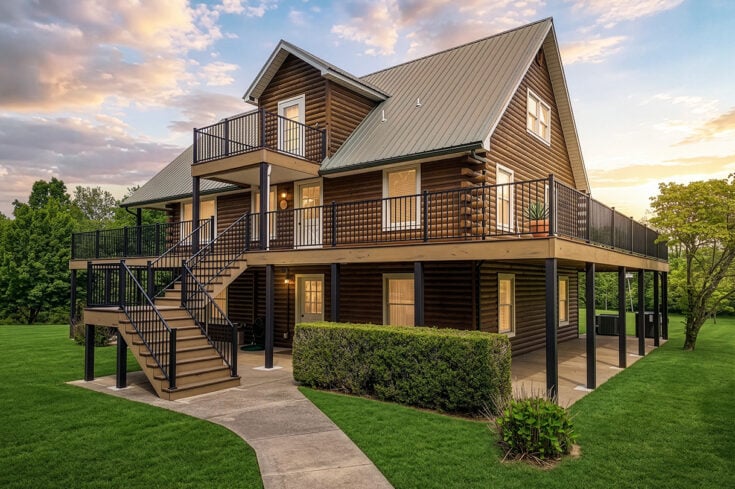 Wrap-Around Deck TimberTech Deck – Lewisburg, TN