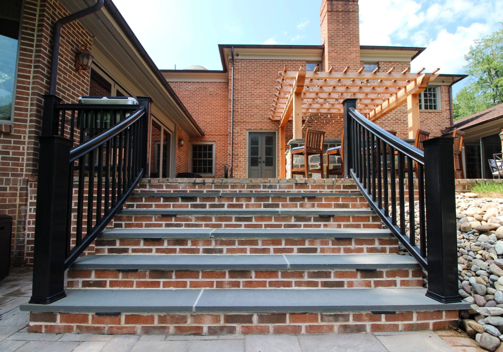Patios - Brick Accents