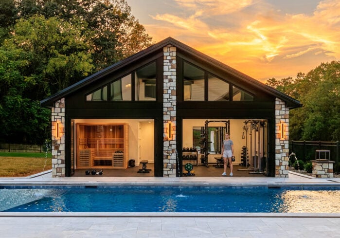 Pool house