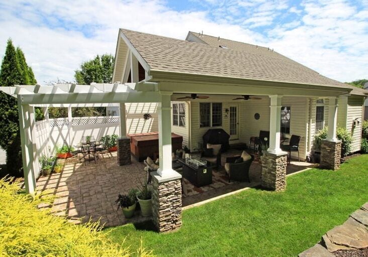 custom pergola patio porch in birdsboro pa